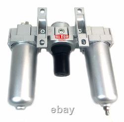 Filtre/Régulateur/Lubrificateur de Préparation d'Air Comprimé 1/2 NPT avec Drain Manuel