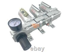 Filtre à air comprimé en ligne 3/4 Heavy Duty Système de nettoyage 4 étapes avec drainage automatique Filtre à air comprimé en ligne 3/4 Heavy Duty Système de nettoyage 4 étapes avec drainage automatique