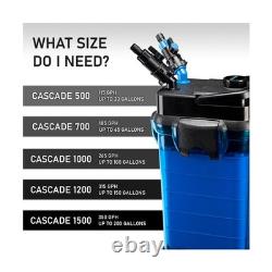 Filtre à cartouche tout-en-un Penn-Plax Cascade pour aquariums jusqu'à 20 gallons