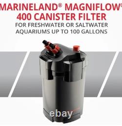 Filtre à décantation Marineland Magniflow 400 jusqu'à 100 gallons d'eau douce ou salée