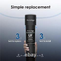 Filtre à eau sous évier Waterdrop 17UA-UF avec RF17 supplémentaire, 0.01? M