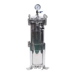 Filtre à poche industriel multi-usages #4 10T/h en acier inoxydable