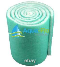 Filtre de bassin aquatique vert à double face, rouleau de 72 pouces de large x 120 pouces (10 pieds) de long