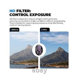 Filtres ND et ND/PL Freewell All Day 8-Pack pour DJI Mavic 4 Pro Com