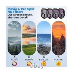 Filtres ND et ND/PL Freewell All Day 8-Pack pour DJI Mavic 4 Pro Com