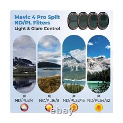 Filtres ND et ND/PL Freewell All Day 8-Pack pour DJI Mavic 4 Pro Com