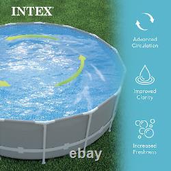 Intex 2,650 GPH 16 Système de filtration à sable et d'électrolyse au sel Krystal Clear