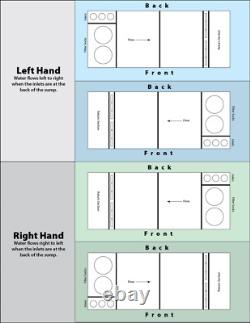 KIT REFUGIUM Custom 75 Gallon 5 Chambres ezBuild Sump Kit Ultime Ajustable