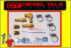 Kit de préfiltre diesel Universal Fuel Manager 8mm 5/16. Kit complet incluant 2m de tuyau