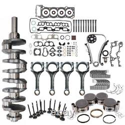 Kit de révision de la reconstruction du moteur 2RZFE pour Toyota Tacoma 95-04 2.4L Vilebrequin Tiges