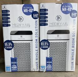 Medify MA-40 Purificateur d'air Filtre HEPA H13 VÉRITABLE LOT DE 2, NEUF
