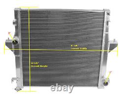 NOUVEAU Radiateur tout en aluminium pour Dodge Ram 2500 3500 Diesel L6 V8 2003-2009 3 RANGÉES