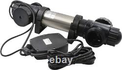 Nouveau clarificateur UVC en acier inoxydable Jebao STU-55 55W pour fontaine à eau de bassin à poissons