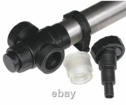 Nouveau clarificateur UVC en acier inoxydable Jebao STU-55 55W pour fontaine à eau de bassin à poissons
