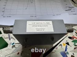 PAR ASYM 162.4N161P Filtre Notch VHF Railfan Élimine l'Intermod NOAA 162.4