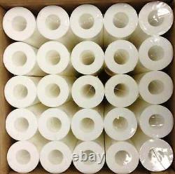 Pack de 50 cartouches de sédiment en polypropylène filé de 10 x 2,5 pouces Standard