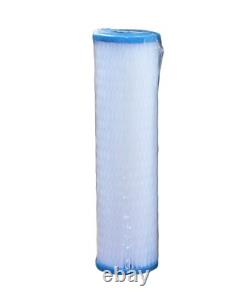 Pack de 50 cartouches de sédiment plissées 2.5 x 10 filet de protection pour filtre à eau