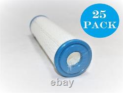 Pack de 50 cartouches de sédiment plissées 2.5 x 10 filet de protection pour filtre à eau