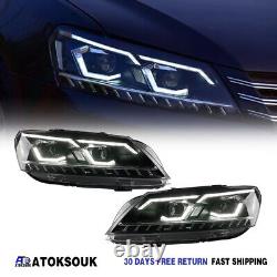 Phare à LED pour VW Passat 2012-2015 Remplacement du clignotant séquentiel à LED Halogène