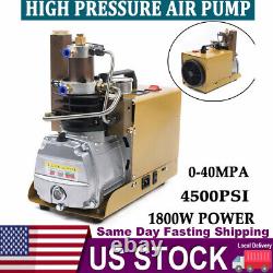 Pompe de compresseur d'air 30MPa 4500PSI 1.8KW haute pression électrique pour plongée sous-marine