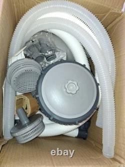 Pompe de filtration Bestway 2 500 gallons avec minuterie personnalisable, cartouche filtrante, adaptateurs