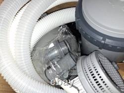 Pompe de filtration Bestway 2 500 gallons avec minuterie personnalisable, cartouche filtrante, adaptateurs Pompe de filtration Bestway 2 500 gallons avec minuterie personnalisable, cartouche filtrante, adaptateurs