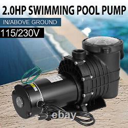 Pompe de piscine Hayward 2,0 HP 6800 GPH avec panier filtre pour piscine enterrée/surélevée