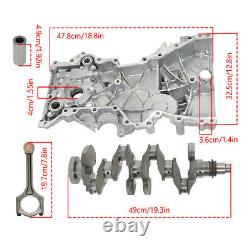 Pour 2014-2018 Kia Soul Forte Kit de Reconstruction du Moteur Vilebrequin Bielles Kit de Distribution