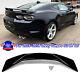 Pour 2016-2023 Chevy Camaro Rs Ss Zl1 Aileron De Coffre Arrière Glossy Black Abs