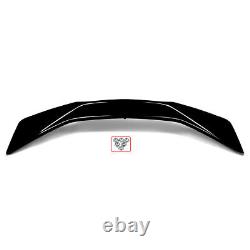 Pour 2016-2023 Chevy Camaro RS SS ZL1 Aileron de coffre arrière Glossy Black ABS