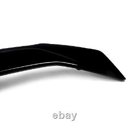 Pour 2016-2023 Chevy Camaro RS SS ZL1 Aileron de coffre arrière Glossy Black ABS