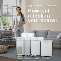 Purificateur d'air AirDoctor AD5500 4-en-1 pour grands espaces et concepts ouverts