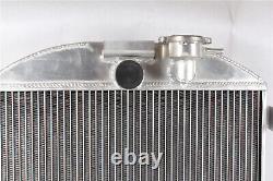 Radiateur en aluminium 22 CHOPPED Engine Cooling pour Ford Model A D (AT) de 1933