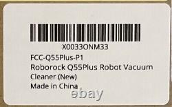 Roborock Q5+ Aspirateur Robot Autovideur 7 Semaines Nettoie Toutes les Surfaces (Neuf)