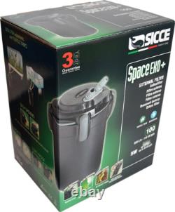 SICCE SpaceEKO+ FILTRE EXTERNE À CARTOUCHE 100 pour EAU D'AQUARIUM 145 GPH SIC617