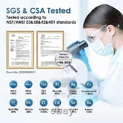 Système d'osmose inverse Waterdrop G3P800, 800 GPD, G3P800-N2RO & G3-N1CF & G3-N3CB