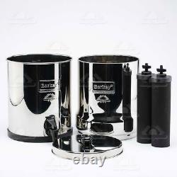 Système de filtre à eau Berkey avec 2 filtres noirs BB9-2 neufs