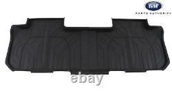 Tapis de sol toutes saisons avant et deuxième rangée noir OEM pour Chevrolet Traverse 2018-2023