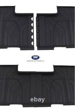 Tapis de sol toutes saisons avant et deuxième rangée noir OEM pour Chevrolet Traverse 2018-2023