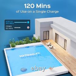 WYBOT A1 Nettoyeur de piscine robot sans fil, aspirateur de piscine automatique