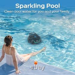 WYBOT A1 Nettoyeur de piscine robot sans fil, aspirateur de piscine automatique